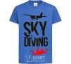 Kids T-shirt Sky diving royal-blue фото