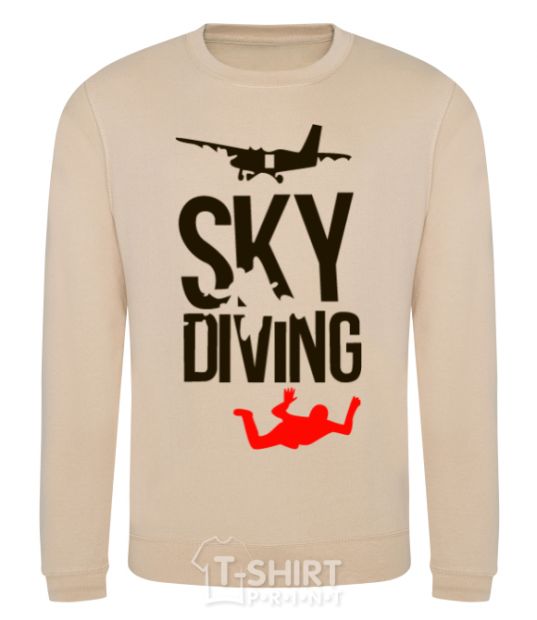 Sweatshirt Sky diving sand фото