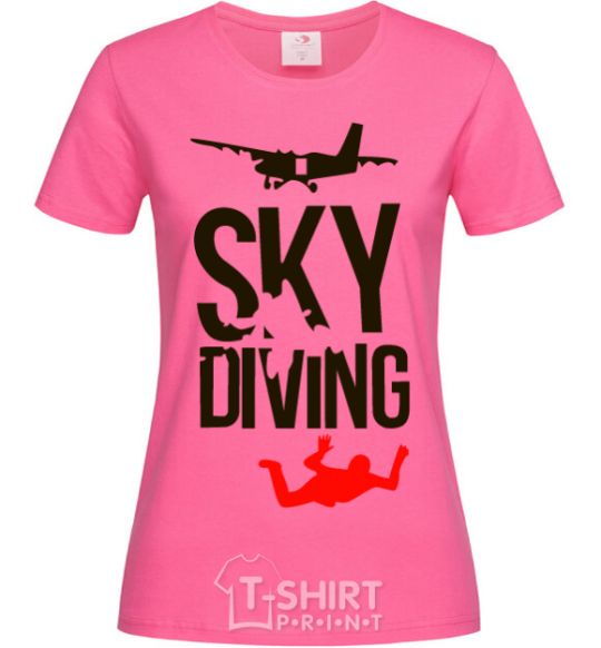 Women's T-shirt Sky diving heliconia фото