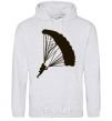 Men`s hoodie Skydiver sport-grey фото