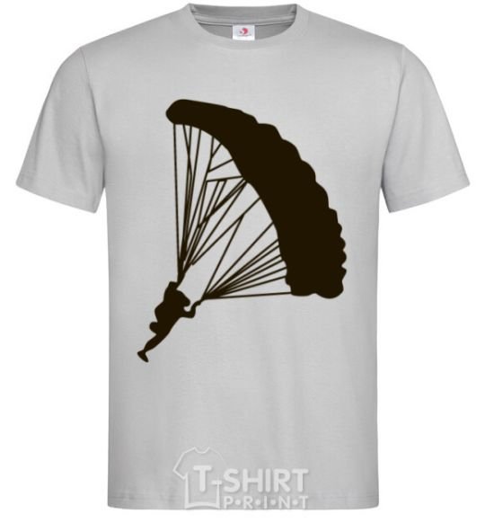 Men's T-Shirt Skydiver grey фото