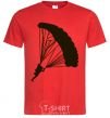 Men's T-Shirt Skydiver red фото