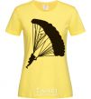 Women's T-shirt Skydiver cornsilk фото