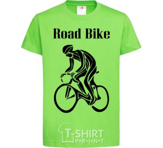 Kids T-shirt Road bike orchid-green фото