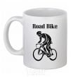 Ceramic mug Road bike White фото