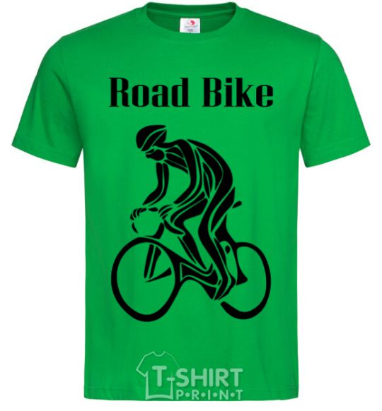 Мужская футболка Road bike Зеленый фото