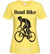 Women's T-shirt Road bike cornsilk фото