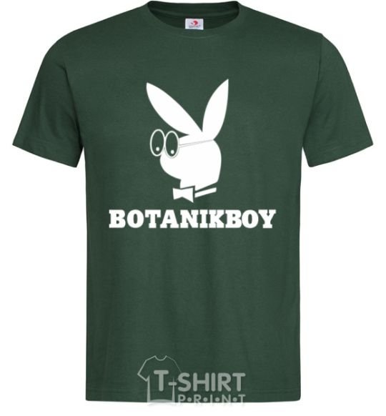 Мужская футболка Playboy botanikboy Темно-зеленый фото