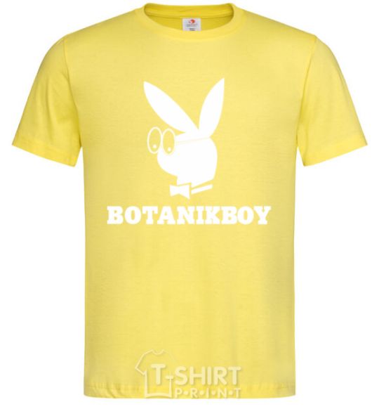 Men's T-Shirt Playboy botanikboy cornsilk фото