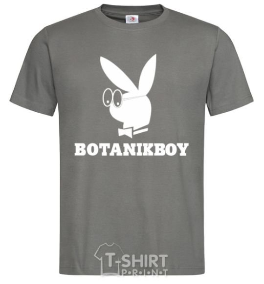 Мужская футболка Playboy botanikboy Графит фото