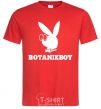 Мужская футболка Playboy botanikboy Красный фото