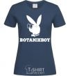 Женская футболка Playboy botanikboy Темно-синий фото