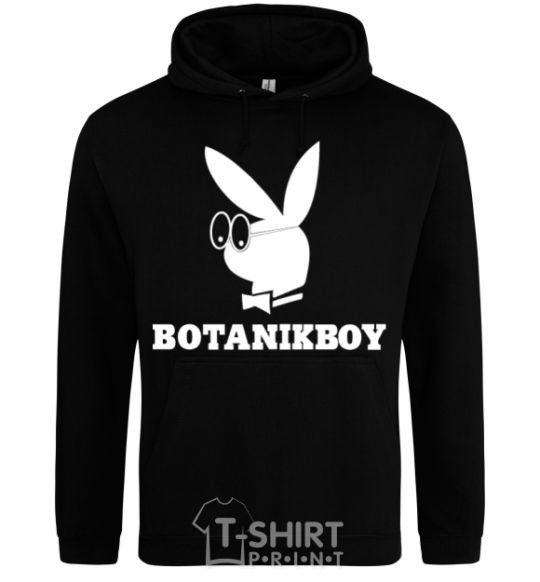 Men`s hoodie Playboy botanikboy black фото