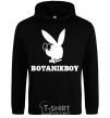 Men`s hoodie Playboy botanikboy black фото