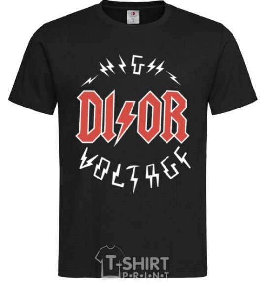 Men's T-Shirt Dior ac dc black фото