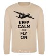 Sweatshirt Fly on sand фото