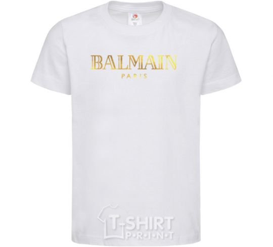 Kids T-shirt Balmain White фото