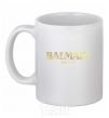 Ceramic mug Balmain White фото