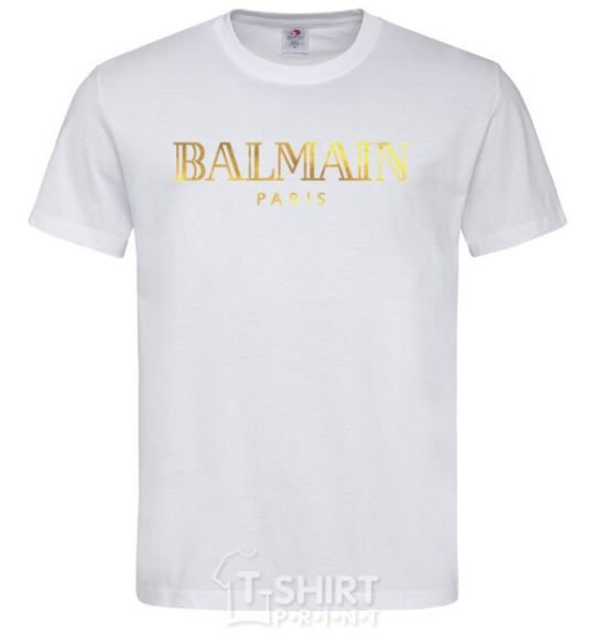 Men's T-Shirt Balmain White фото