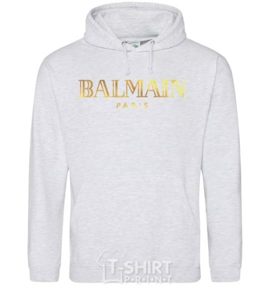 Men`s hoodie Balmain sport-grey фото