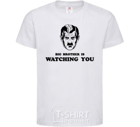 Kids T-shirt Big brother is watching you White фото