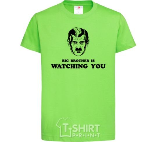 Kids T-shirt Big brother is watching you orchid-green фото