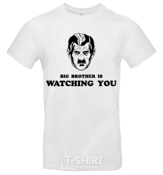 Men's T-Shirt Big brother is watching you White фото