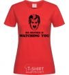 Women's T-shirt Big brother is watching you red фото