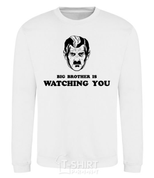 Sweatshirt Big brother is watching you White фото