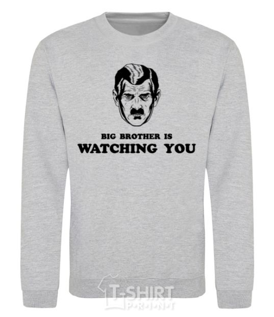 Sweatshirt Big brother is watching you sport-grey фото