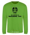 Sweatshirt Big brother is watching you orchid-green фото