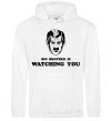 Men`s hoodie Big brother is watching you White фото