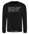 Sweatshirt You don't always need a plan bro black фото