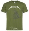 Men's T-Shirt Metallika snake millennial-khaki фото