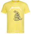 Men's T-Shirt Metallika snake cornsilk фото