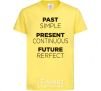 Kids T-shirt Past present future cornsilk фото