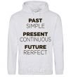 Men`s hoodie Past present future sport-grey фото