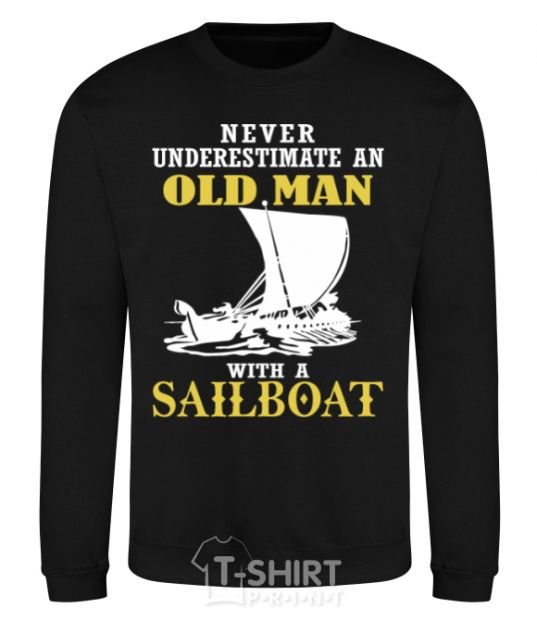 Sweatshirt Old man black фото