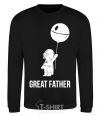 Свитшот Great father Черный фото