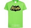 Детская футболка Batmans print Лаймовый фото