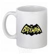 Ceramic mug Batmans print White фото