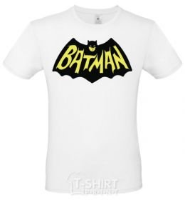 Men's T-Shirt Batmans print White фото