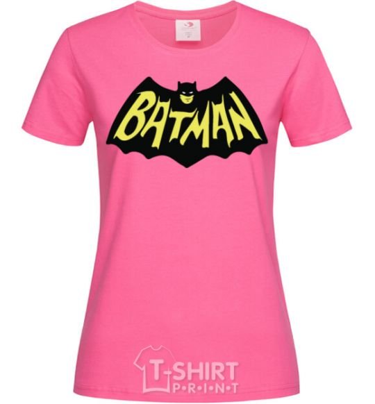 Women's T-shirt Batmans print heliconia фото