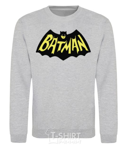 Sweatshirt Batmans print sport-grey фото