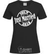 Женская футболка Just Married July 2018 Черный фото