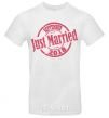 Мужская футболка Just Married September 2018 Белый фото