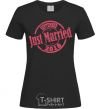 Women's T-shirt Just Married September 2018 black фото