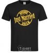 Men's T-Shirt Just Married November 2018 black фото