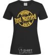 Women's T-shirt Just Married November 2018 black фото