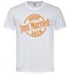 Men's T-Shirt Just Married January 2019 White фото